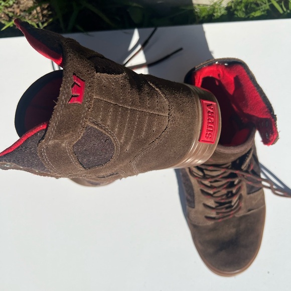 SUPRA Brown High-Top Sneakers - Picture 7 of 7
